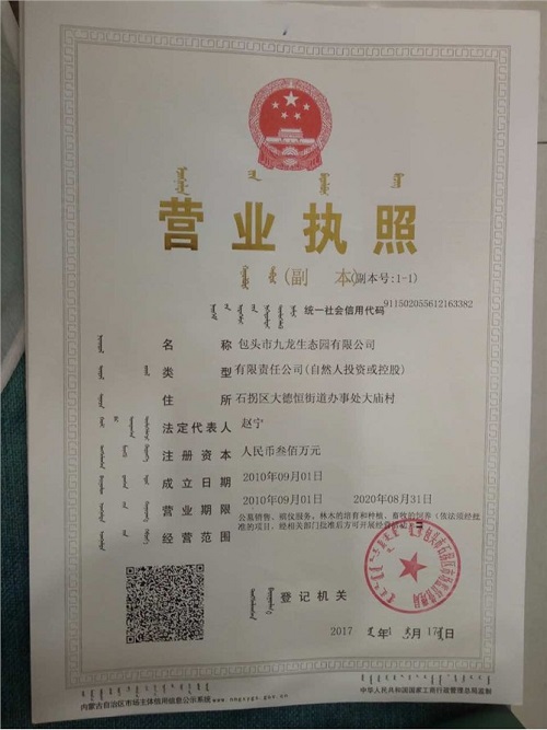 營(yíng)業(yè)執(zhí)照